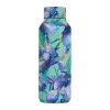 Quokka Solid - Butelka termiczna ze stali nierdzewnej 510 ml (Blue Irises)