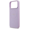 Guess Grained Ring MagSafe - Etui iPhone 17 Pro Max (fioletowy)