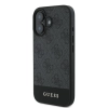 Guess 4G Bottom Stripe - Etui iPhone 16 Plus (szary)