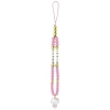 Hello Kitty Pearls and Beads Kitty Charm - Zawieszka do telefonu (różowy)