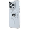 Karl Lagerfeld IML Metal Karl Head MagSafe - Etui do iPhone 15 Pro Max (biały)