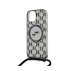 Karl Lagerfeld IML Crossbody Monogram Karl & Choupette Head MagSafe - Etui iPhone 15 / 14 / 13 (czarny)