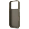 Guess Grained Big 4G Classic Logo - Etui iPhone 17 Pro (brązowy)