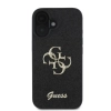Guess Fixed Glitter Big 4G - Etui iPhone 16 (czarny)