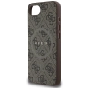 Guess 4G Ring Classic Logo MagSafe - Etui do iPhone 16e (brązowy)