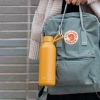 Quokka Solid With Strap - Butelka termiczna ze stali nierdzewnej 510 ml z paskiem (Mustard)