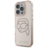 Karl Lagerfeld IML Rhinestones Karl Head - Etui do iPhone 16 Pro (różowy)