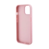 Guess Leather 4G Stamped - Etui iPhone 15 (różowy)