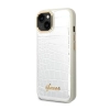 Guess Croco Collection - Etui iPhone 14 Plus (srebrny)