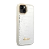 Guess Croco Collection - Etui iPhone 14 Plus (srebrny)