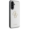 Guess Grained Big 4G Logo Small Classic Logo - Etui do Samsung Galaxy A56 5G (beżowy)