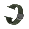 Crong Wave Band - Pleciony pasek do Apple Watch 42/44/45/49 mm (zielony)