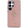 Guess Fixed Glitter Big 4G Metal Logo - Etui do Samsung Galaxy S25 Ultra (różowy)