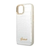 Guess Croco Collection - Etui iPhone 14 Plus (srebrny)
