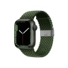 Crong Wave Band - Pleciony pasek do Apple Watch 38/40/41 mm (zielony)