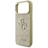 Guess Fixed Glitter Big 4G Metal Frame - Etui iPhone 17 Pro Max (złoty)