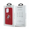 Karl Lagerfeld Silicone Karl & Choupette Ring MagSafe - Etui iPhone 16 Pro Max (czerwony)