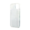 Guess Liquid Glitter Flower - Etui iPhone 13 (niebieski/zielony)
