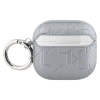 Karl Lagerfeld Monogram Choupette Head - Etui AirPods 4 (srebrny)