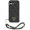 Guess 4G Strap Triangle Logo MagSafe - Etui do iPhone 17 (czarny)