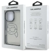 Karl Lagerfeld IML Rhinestones Karl Head - Etui do iPhone 16 Pro (czarny)