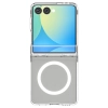 Spigen Ultra Hybrid Pro Mag MagSafe - Etui do Samsung Galaxy Z Flip 7 (Clear/White)