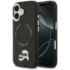 Karl Lagerfeld Karl & Choupette Pins MagSafe - Etui iPhone 17 (czarny)