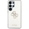 Guess Grained Big 4G Logo Small Classic Logo - Etui do Samsung Galaxy S25 Ultra (beżowy)
