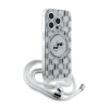 Karl Lagerfeld IML Crossbody Monogram Karl & Choupette Head MagSafe - Etui iPhone 15 Pro (przezroczysty)