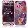 Nexgen Skins - Zestaw skórek na obudowę z efektem 3D Samsung GALAXY S III (Owlettes 3D)