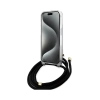 Guess Crossbody Cord 4G Print - Etui iPhone 15 (czarny)