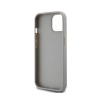 DKNY Leather Mono Stripe & Metal Logo - Etui iPhone 15 Plus / 14 Plus (beżowy)