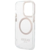 Guess Metal Outline Magsafe - Etui iPhone 15 (przezroczysty / złoty)