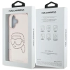 Karl Lagerfeld IML Rhinestones Karl Head - Etui do iPhone 16 (różowy)