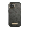 Guess 4G Logo Plate MagSafe - Etui iPhone 14 Plus (czarny)