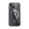 Speck Presidio Lux Grip ClickLock & Magsafe - Etui iPhone 15 / iPhone 14 / iPhone 13 (Clear / Platinium Glitter / Chrome Finish / Serene Silver)