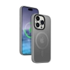 Crong Hybrid Frost MAG Cover - Etui iPhone 15 Pro MagSafe (szary)