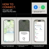 Spigen TagMe Bluetooth Tracker - Lokalizator do kluczy, plecaka, torby Apple Find My (Czarny)