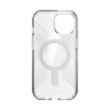 Speck Presidio Lux Grip ClickLock & Magsafe - Etui iPhone 15 / iPhone 14 / iPhone 13 (Clear / Platinium Glitter / Chrome Finish / Serene Silver)