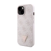 Guess Crossbody 4G Metal Logo - Etui iPhone 15 Plus (różowy)