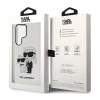 Karl Lagerfeld IML Glitter NFT Karl & Choupette - Etui Samsung Galaxy S23 Ultra (przezroczysty)