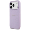 Guess Grained Ring MagSafe - Etui iPhone 17 Pro (fioletowy)