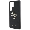 Guess Grained Big 4G Logo Small Classic Logo - Etui do Samsung Galaxy S25 Ultra (czarny)