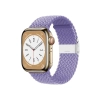 Crong Wave Band - Pleciony pasek do Apple Watch 38/40/41 mm (fioletowy)