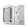 Guess Crossbody 4G Metal Logo - Etui iPhone 15 Plus (różowy)