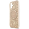 Guess IML Flowers Electro Pearl Strap MagSafe - Etui iPhone 17 (różowy)