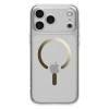Spigen Ultra Hybrid Mag MagSafe - Etui do iPhone 17 Pro Max (Clear/Gold)