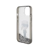 Karl Lagerfeld Liquid Glitter Ikonik - Etui iPhone 15 (przezroczysty)