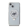 Karl Lagerfeld Ring Stand Choupette Head MagSafe - Etui iPhone 15 (biały)