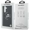 Karl Lagerfeld Silicone Karl & Choupette Heads MagSafe - Etui Samsung Galaxy S25 FE (czarny)